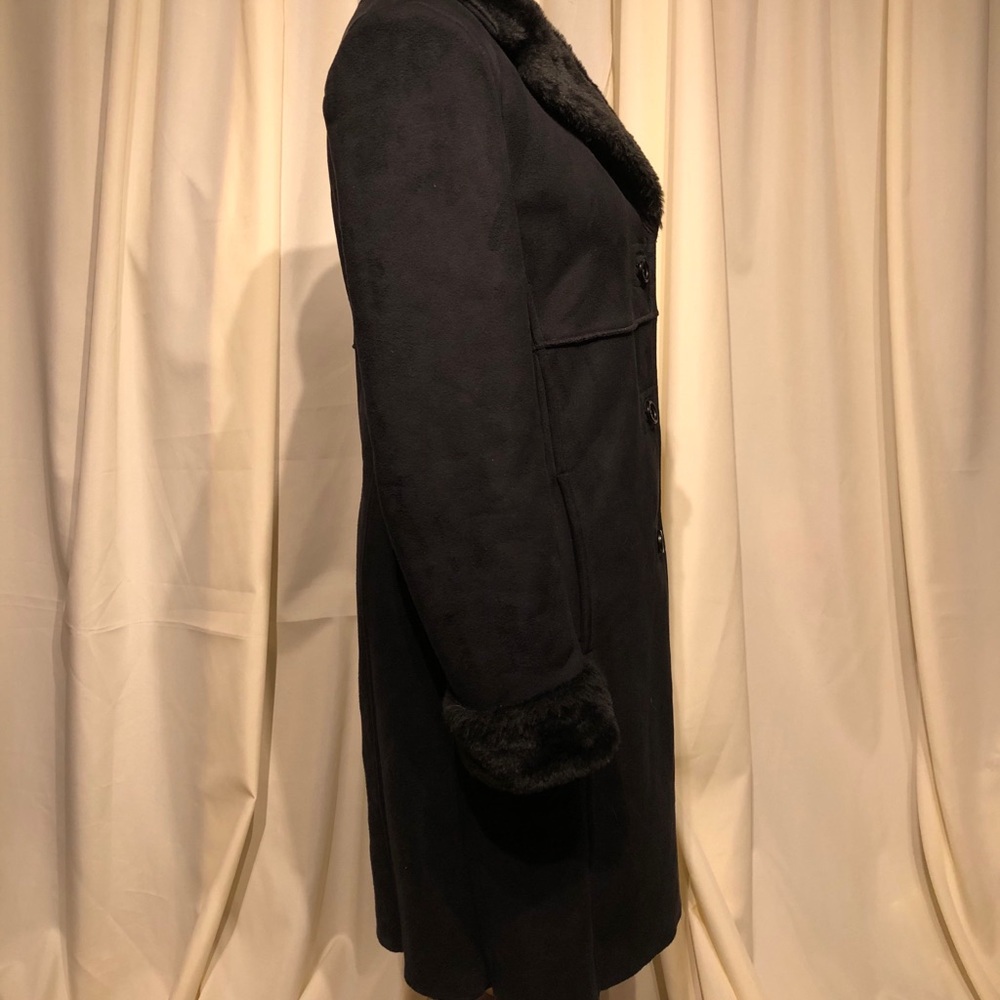 Larry Levine vintage faux fur & suede coat - Picture 6 of 7